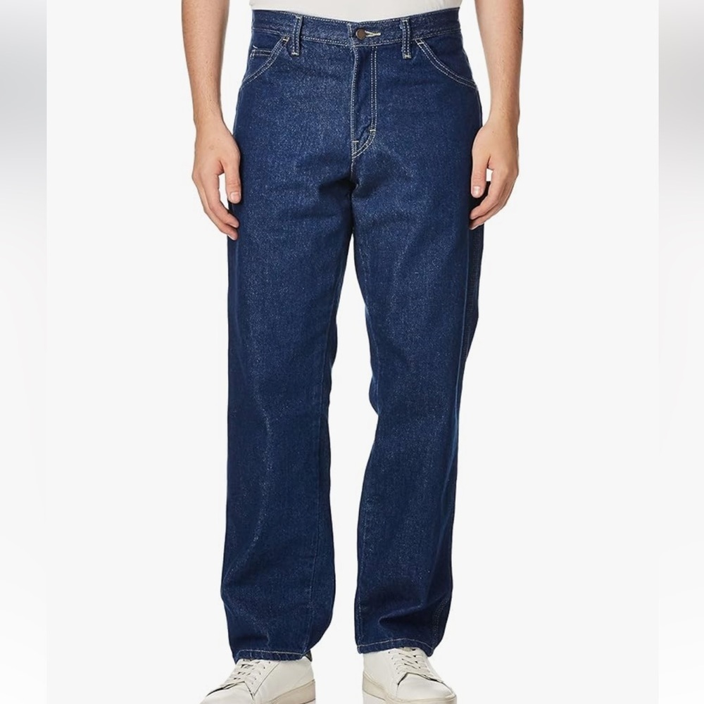 Dickies Relaxed Fit Carpenter Jean Stone Washed Indigo Blue